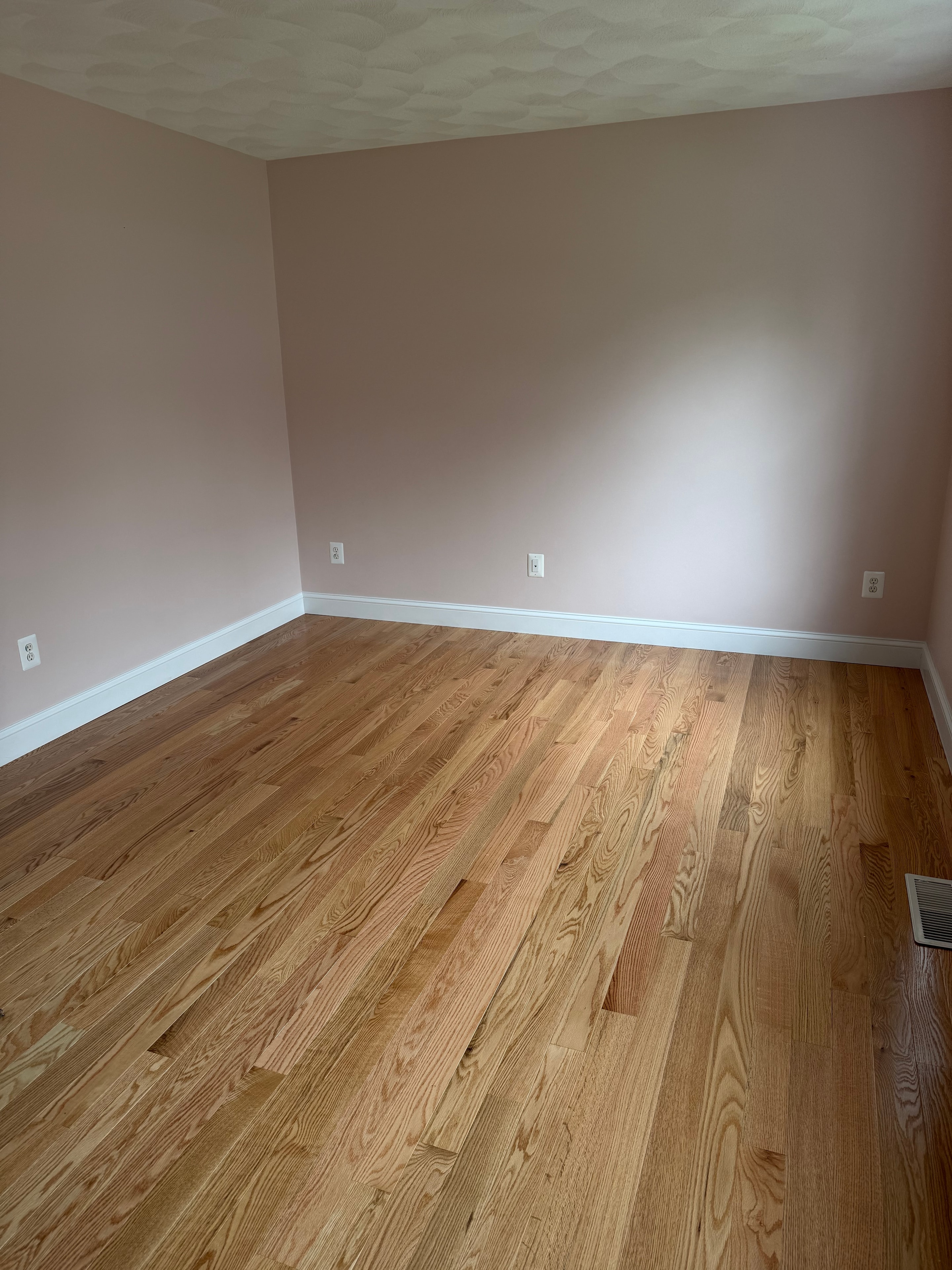 Interior painting with hardwood floors